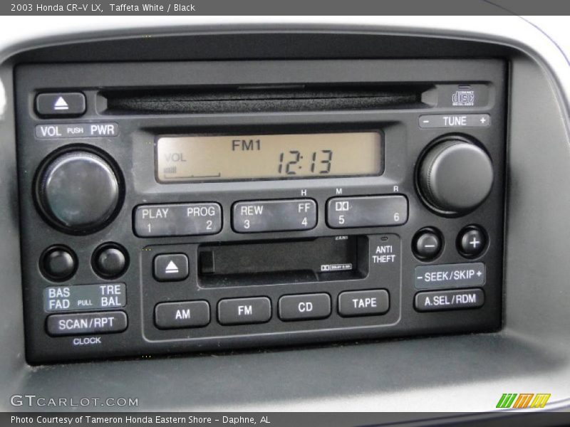 Taffeta White / Black 2003 Honda CR-V LX