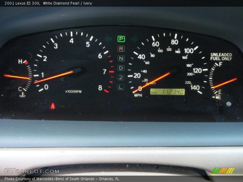  2001 ES 300 300 Gauges