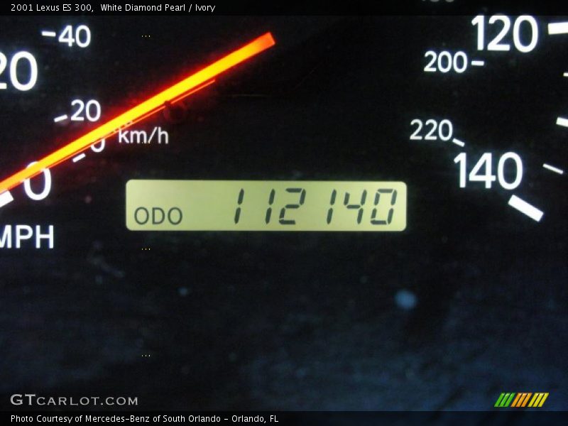 White Diamond Pearl / Ivory 2001 Lexus ES 300