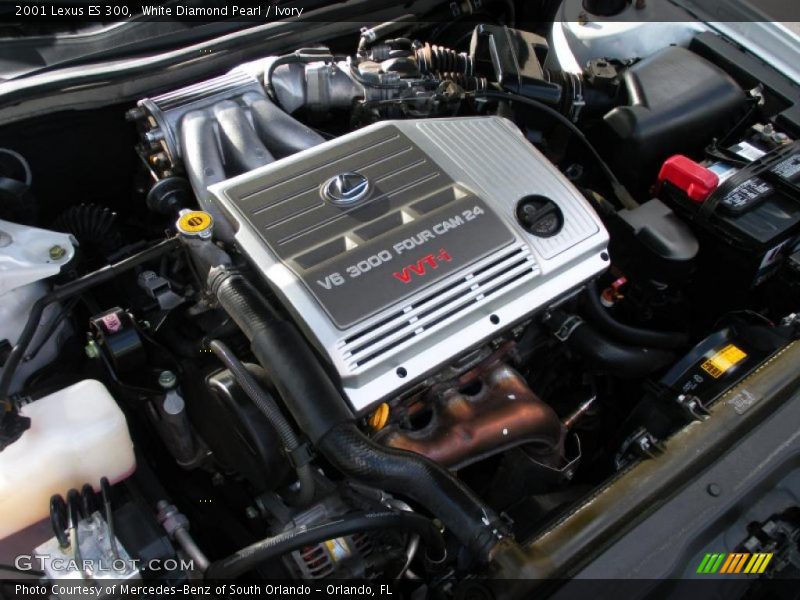  2001 ES 300 Engine - 3.0 Liter DOHC 24-Valve V6