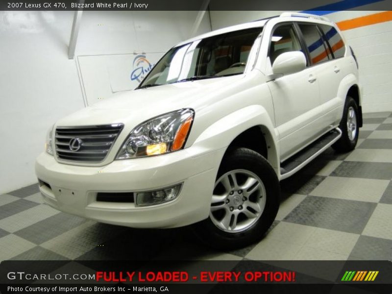 Blizzard White Pearl / Ivory 2007 Lexus GX 470
