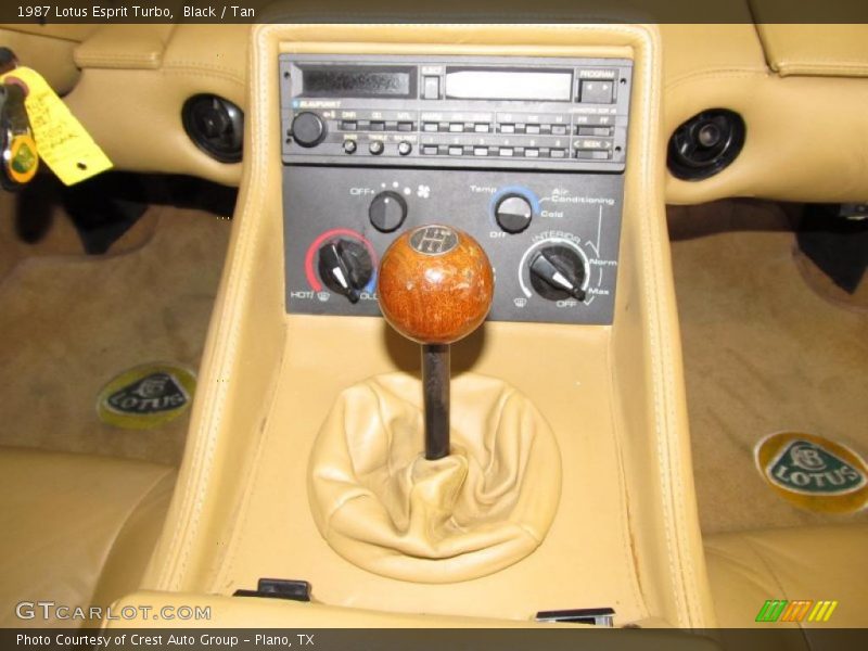 Controls of 1987 Esprit Turbo