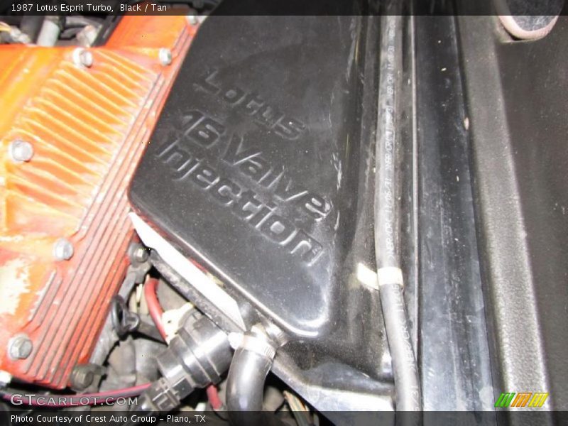  1987 Esprit Turbo Engine - 2.2 Liter Turbocharged DOHC 16-Valve 4 Cylinder