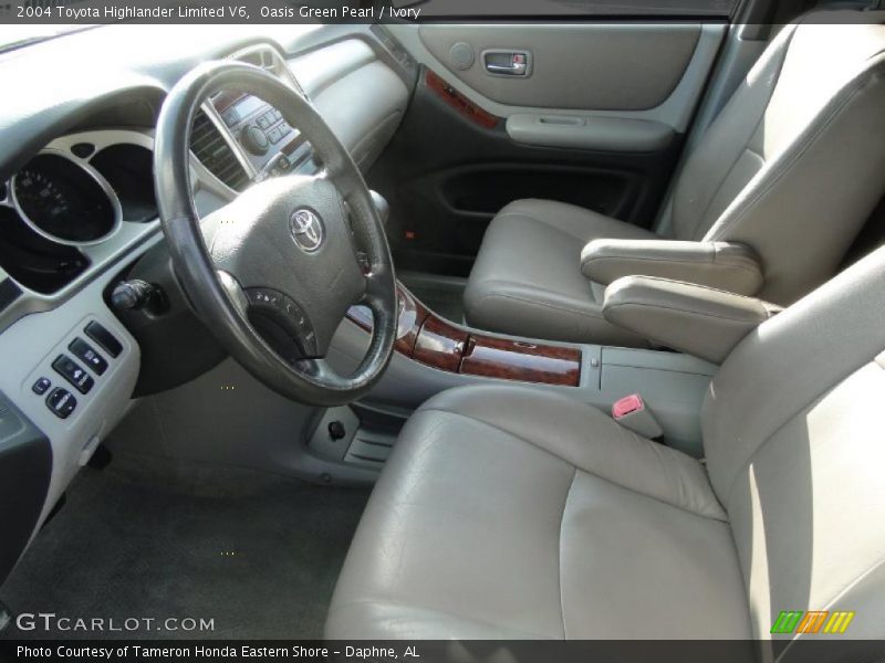  2004 Highlander Limited V6 Ivory Interior