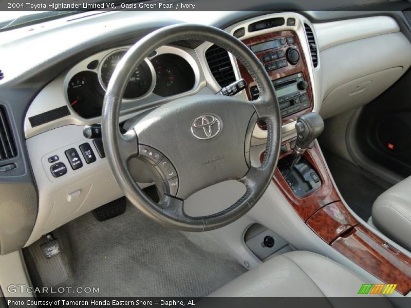Ivory Interior - 2004 Highlander Limited V6 