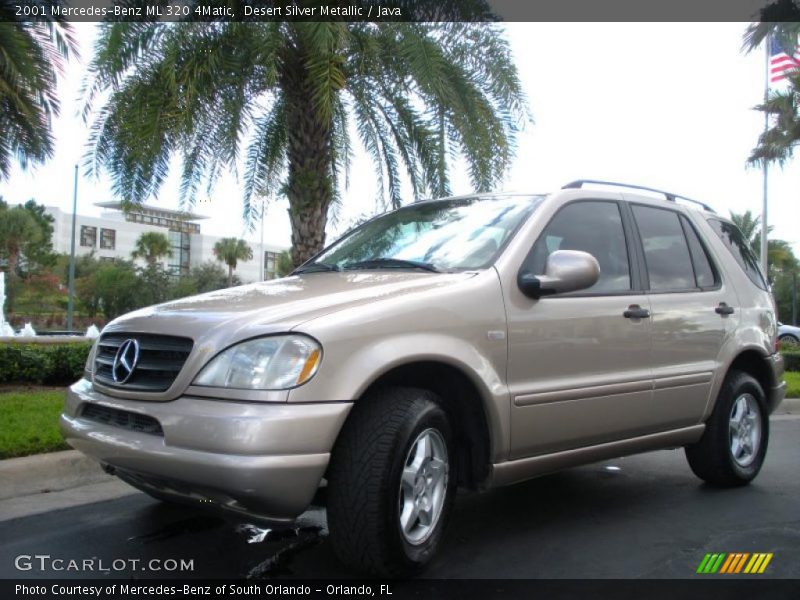 Desert Silver Metallic / Java 2001 Mercedes-Benz ML 320 4Matic