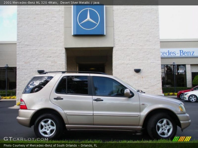 Desert Silver Metallic / Java 2001 Mercedes-Benz ML 320 4Matic