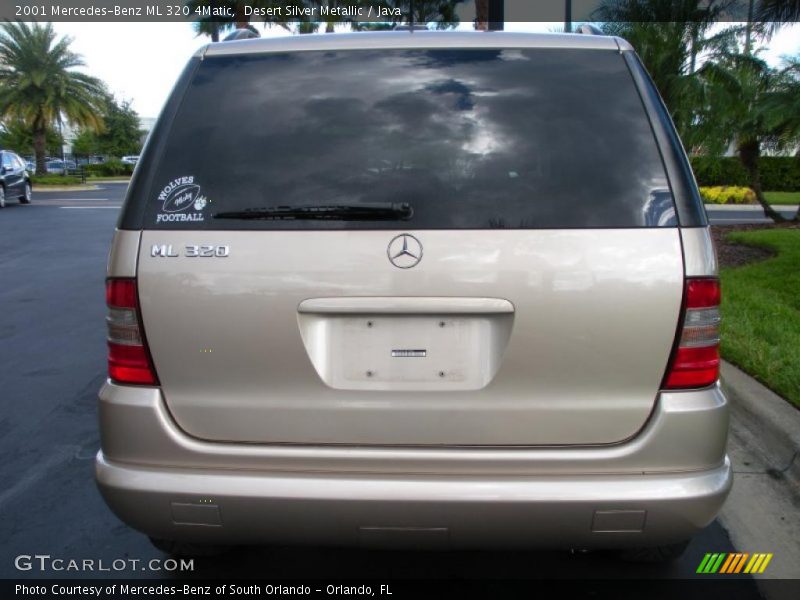 Desert Silver Metallic / Java 2001 Mercedes-Benz ML 320 4Matic