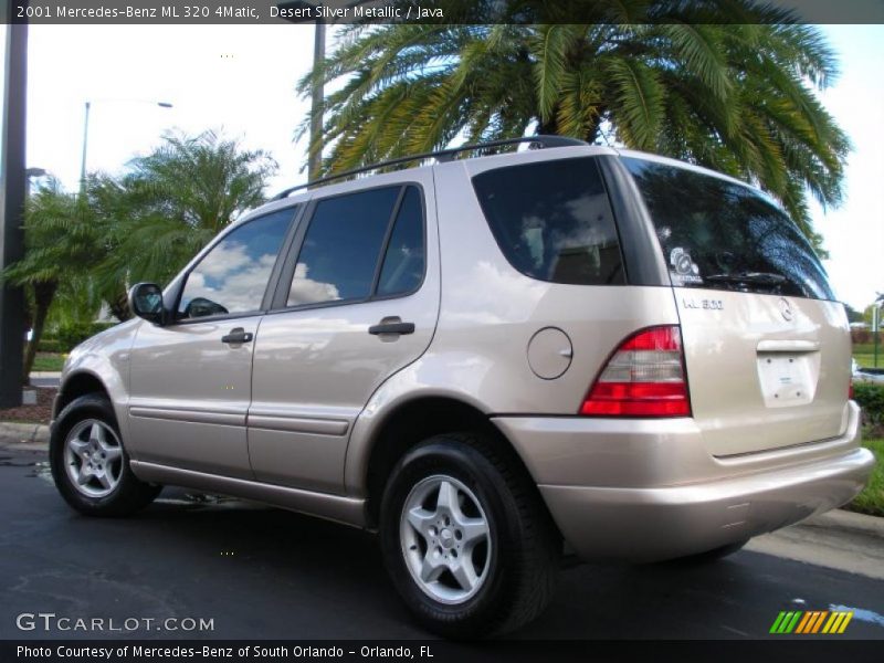 Desert Silver Metallic / Java 2001 Mercedes-Benz ML 320 4Matic