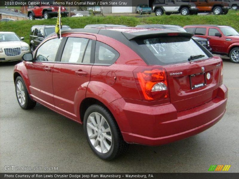 Inferno Red Crystal Pearl / Dark Slate Gray 2010 Dodge Caliber Heat