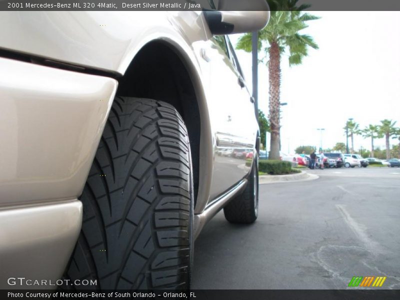 Desert Silver Metallic / Java 2001 Mercedes-Benz ML 320 4Matic