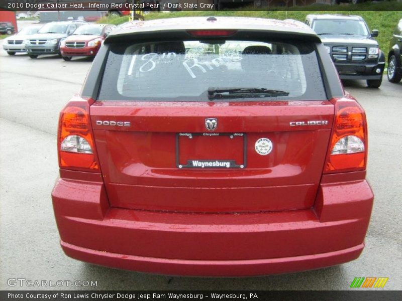 Inferno Red Crystal Pearl / Dark Slate Gray 2010 Dodge Caliber Heat