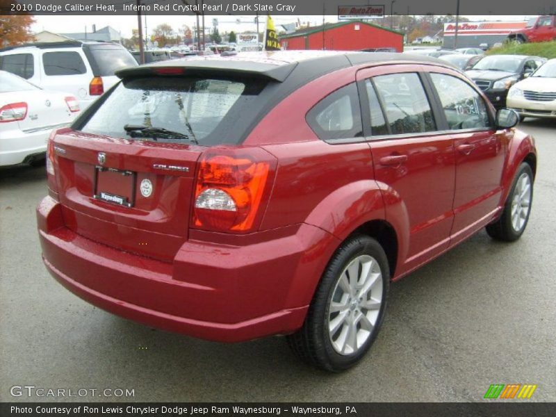 Inferno Red Crystal Pearl / Dark Slate Gray 2010 Dodge Caliber Heat