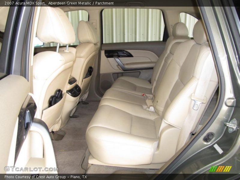 Aberdeen Green Metallic / Parchment 2007 Acura MDX Sport