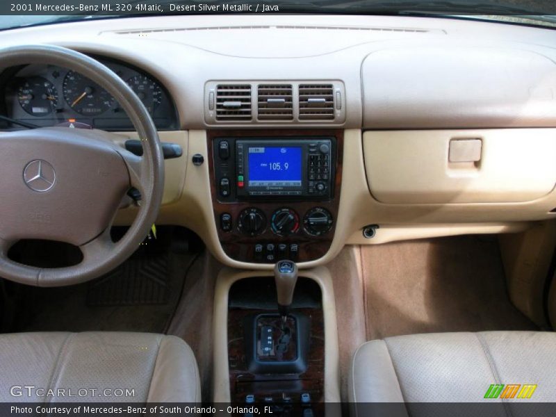 Desert Silver Metallic / Java 2001 Mercedes-Benz ML 320 4Matic