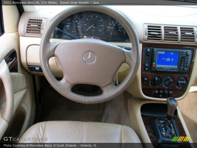 Desert Silver Metallic / Java 2001 Mercedes-Benz ML 320 4Matic