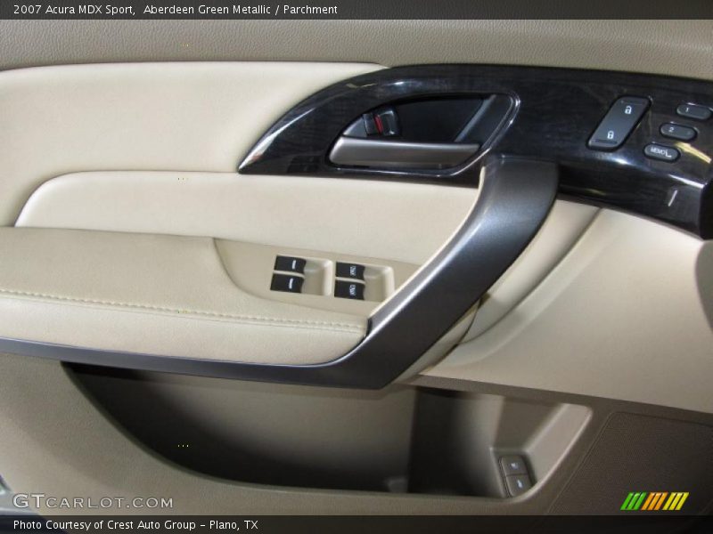 Aberdeen Green Metallic / Parchment 2007 Acura MDX Sport