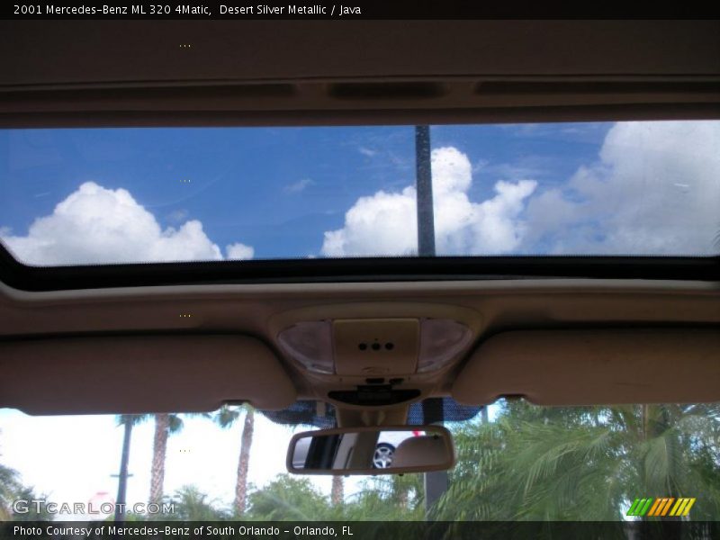 Desert Silver Metallic / Java 2001 Mercedes-Benz ML 320 4Matic