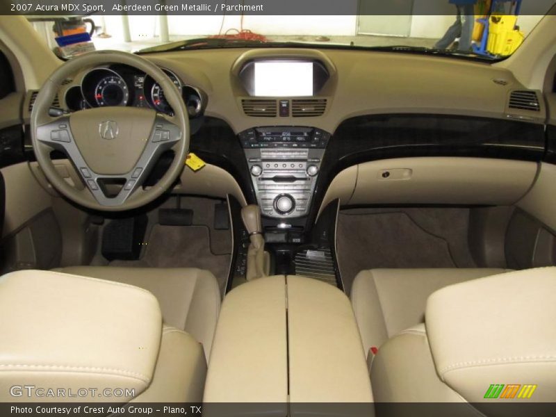Aberdeen Green Metallic / Parchment 2007 Acura MDX Sport
