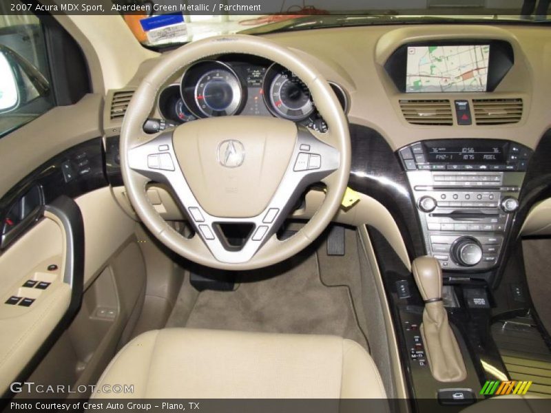 Aberdeen Green Metallic / Parchment 2007 Acura MDX Sport