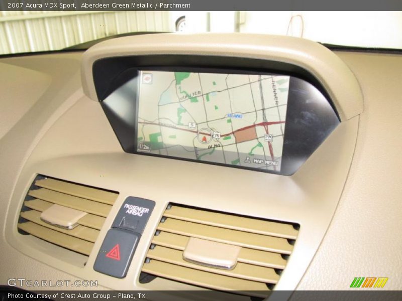 Aberdeen Green Metallic / Parchment 2007 Acura MDX Sport