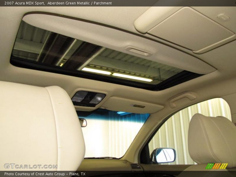 Aberdeen Green Metallic / Parchment 2007 Acura MDX Sport