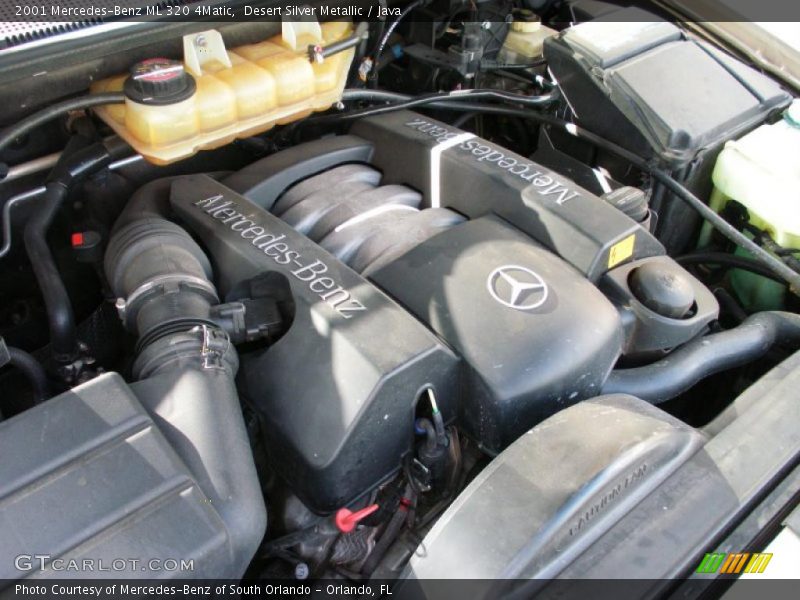 Desert Silver Metallic / Java 2001 Mercedes-Benz ML 320 4Matic