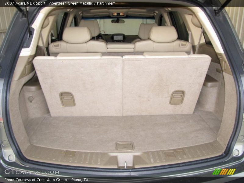 Aberdeen Green Metallic / Parchment 2007 Acura MDX Sport