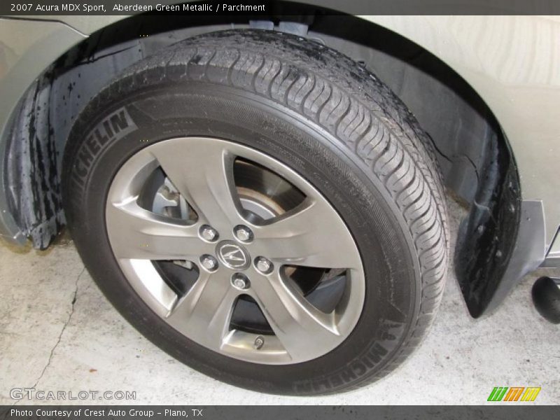 Aberdeen Green Metallic / Parchment 2007 Acura MDX Sport