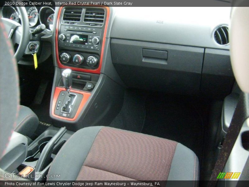 Inferno Red Crystal Pearl / Dark Slate Gray 2010 Dodge Caliber Heat
