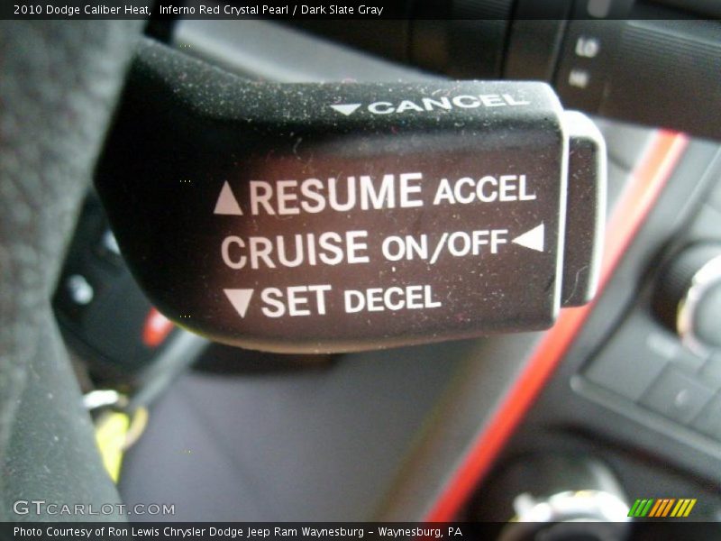 Inferno Red Crystal Pearl / Dark Slate Gray 2010 Dodge Caliber Heat