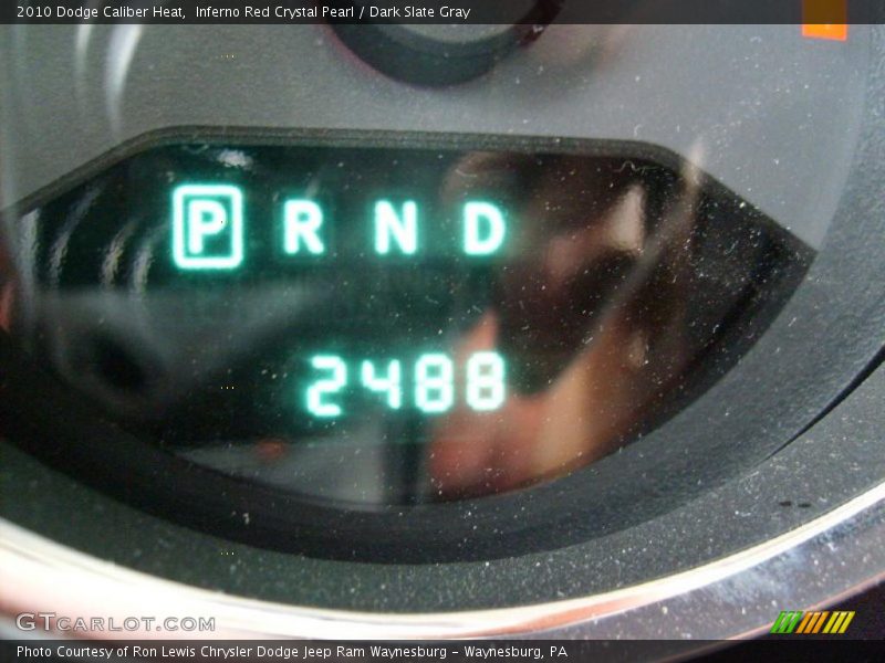 Inferno Red Crystal Pearl / Dark Slate Gray 2010 Dodge Caliber Heat