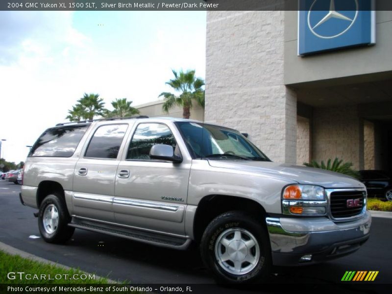 Silver Birch Metallic / Pewter/Dark Pewter 2004 GMC Yukon XL 1500 SLT