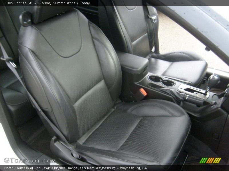  2009 G6 GT Coupe Ebony Interior