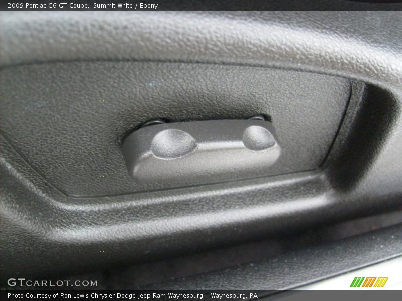 Summit White / Ebony 2009 Pontiac G6 GT Coupe