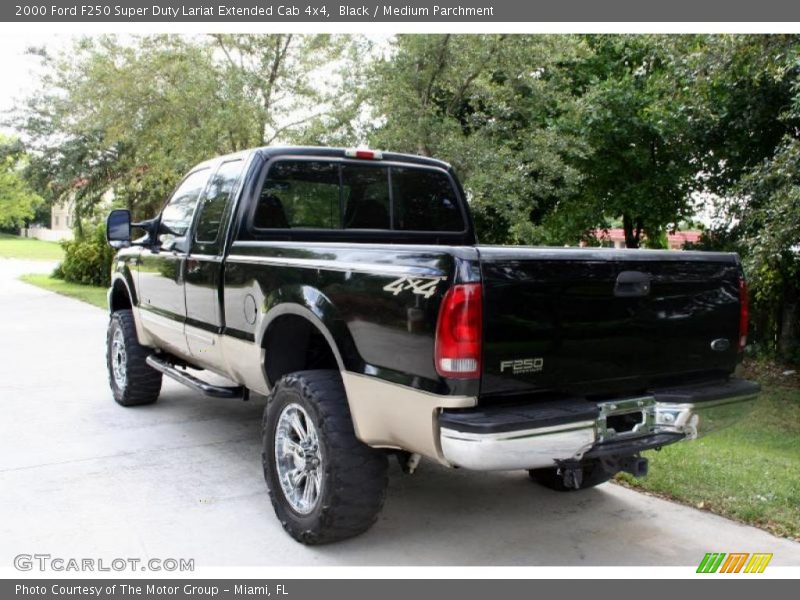 Black / Medium Parchment 2000 Ford F250 Super Duty Lariat Extended Cab 4x4