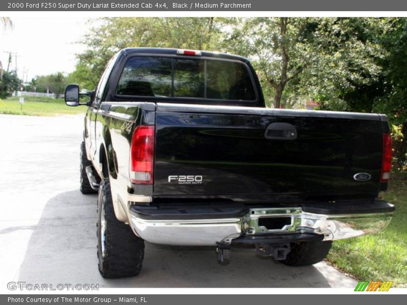 Black / Medium Parchment 2000 Ford F250 Super Duty Lariat Extended Cab 4x4
