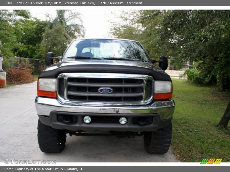 Black / Medium Parchment 2000 Ford F250 Super Duty Lariat Extended Cab 4x4