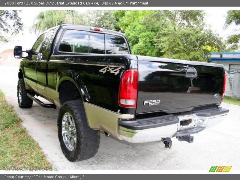 Black / Medium Parchment 2000 Ford F250 Super Duty Lariat Extended Cab 4x4