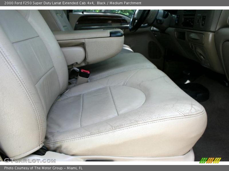Black / Medium Parchment 2000 Ford F250 Super Duty Lariat Extended Cab 4x4