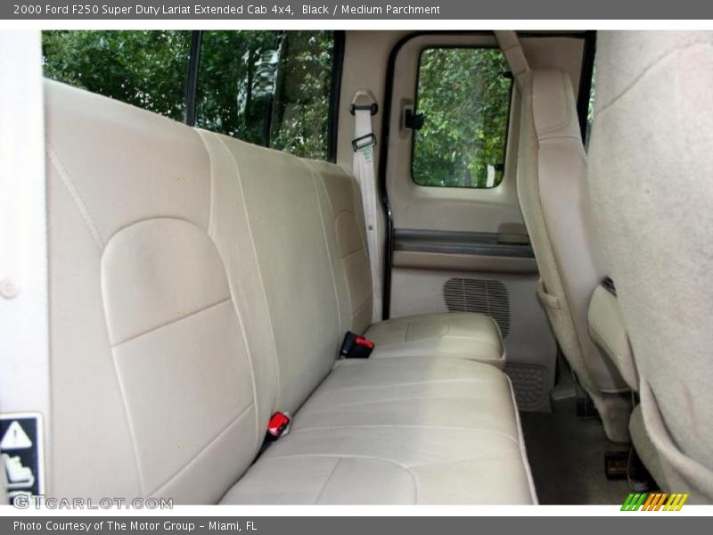 Black / Medium Parchment 2000 Ford F250 Super Duty Lariat Extended Cab 4x4