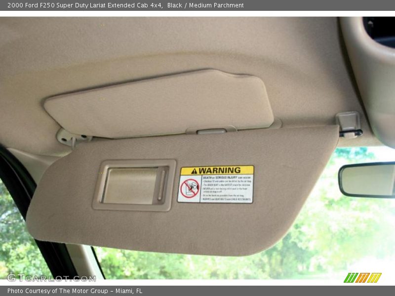 Black / Medium Parchment 2000 Ford F250 Super Duty Lariat Extended Cab 4x4