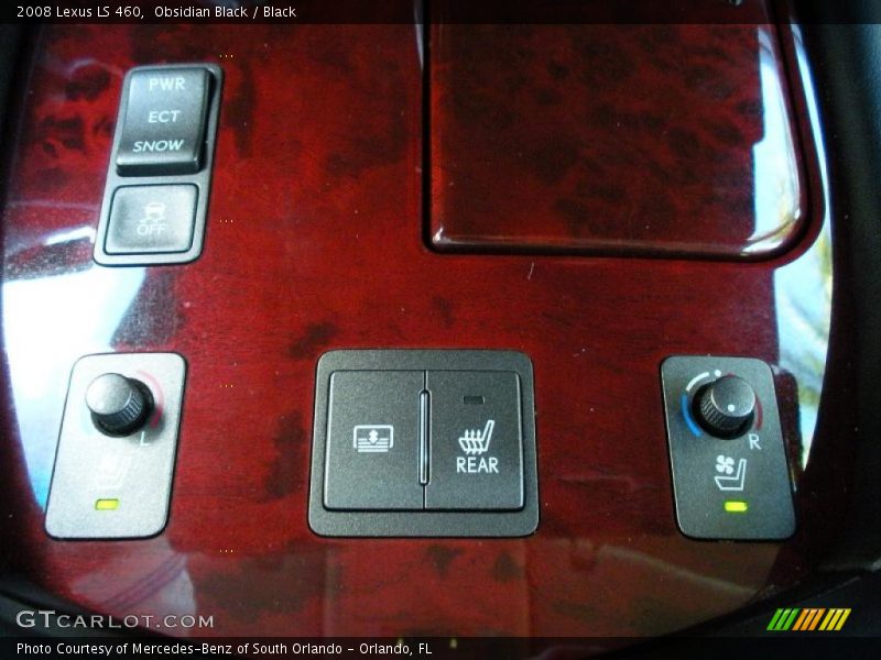 Obsidian Black / Black 2008 Lexus LS 460