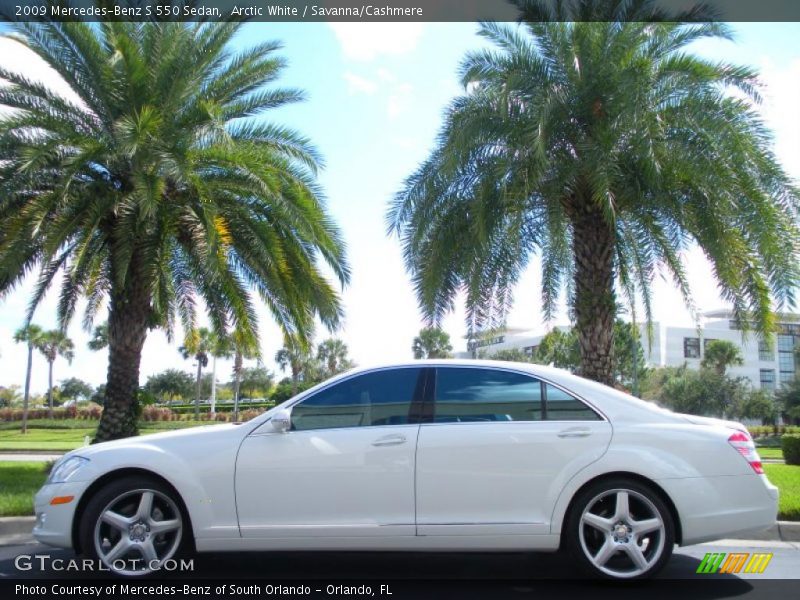  2009 S 550 Sedan Arctic White