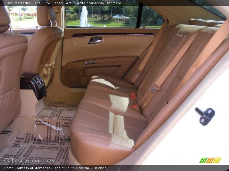  2009 S 550 Sedan Savanna/Cashmere Interior