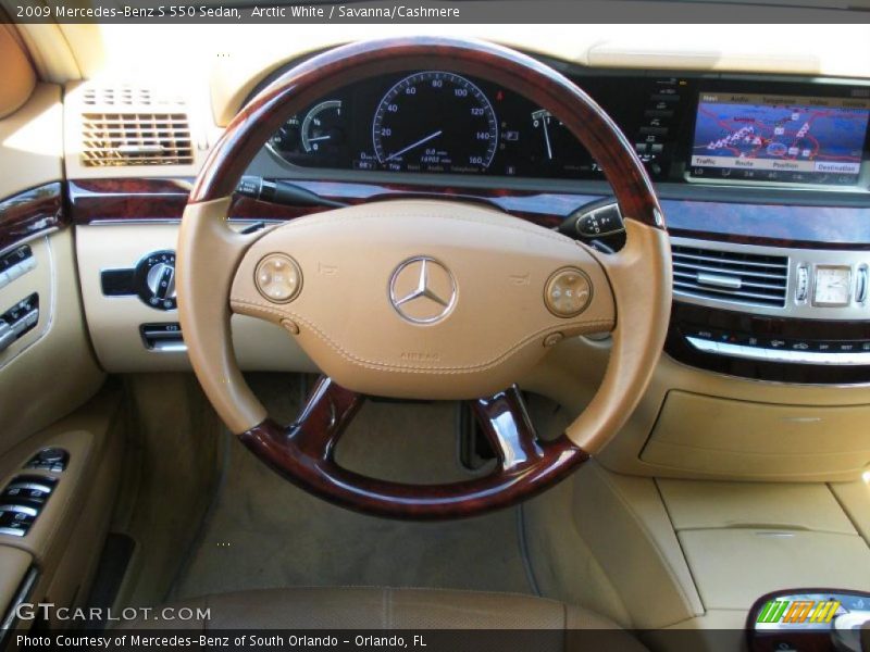  2009 S 550 Sedan Steering Wheel