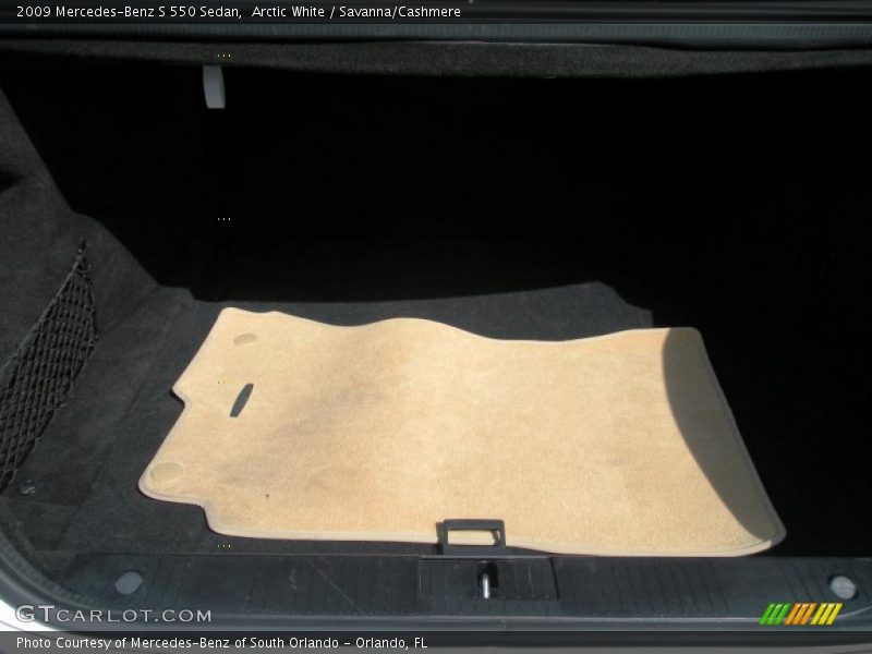 Arctic White / Savanna/Cashmere 2009 Mercedes-Benz S 550 Sedan