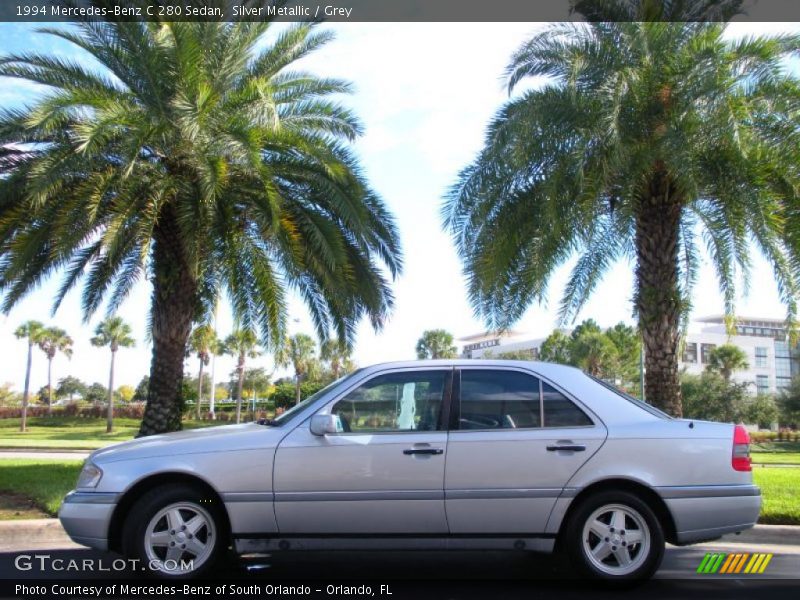 Silver Metallic / Grey 1994 Mercedes-Benz C 280 Sedan