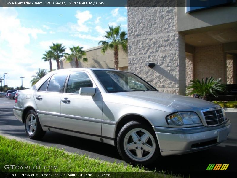 Silver Metallic / Grey 1994 Mercedes-Benz C 280 Sedan
