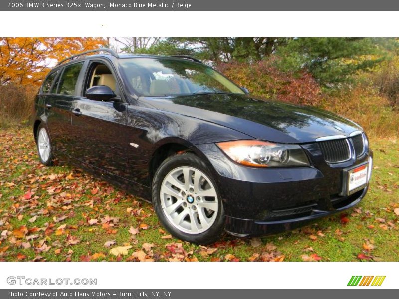 Monaco Blue Metallic / Beige 2006 BMW 3 Series 325xi Wagon